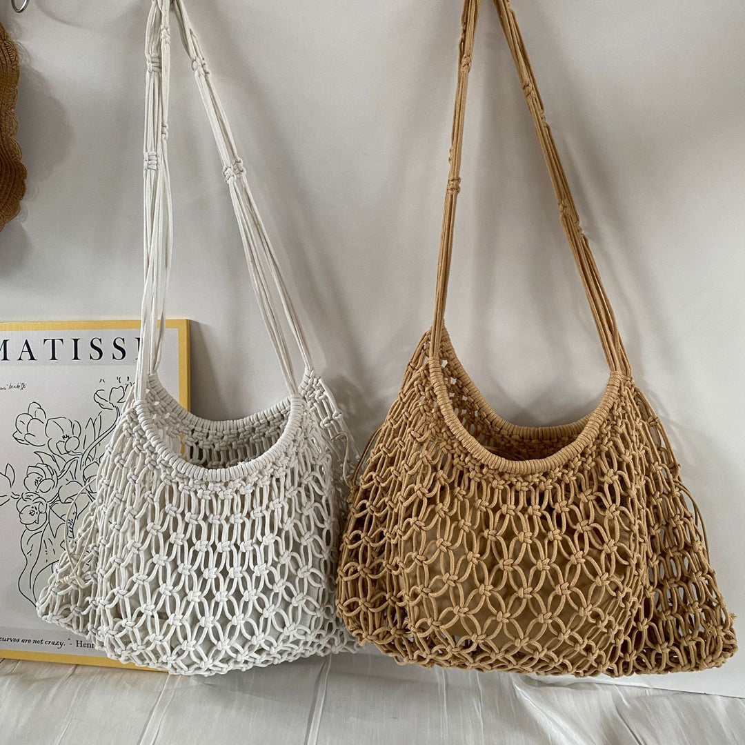 Hand-knotted shopping and leisure bag Kalsten