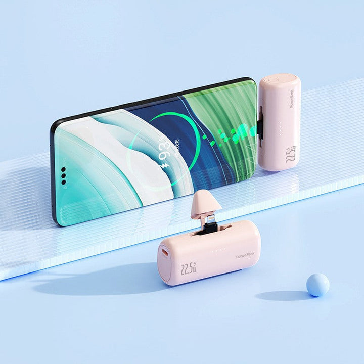 Portable power bank with integrated Lightning connector and fast charging function Kalsten