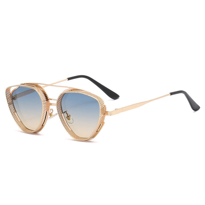 Ladies extravagant sunglasses in modern polygon design Kalsten