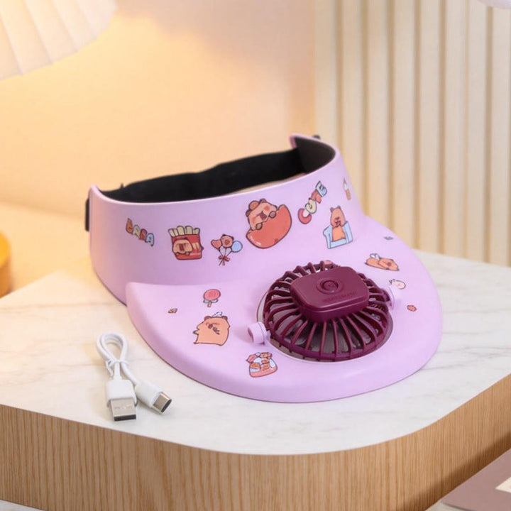 Ladies Comfortable Table Fan with Playful Design Kalsten