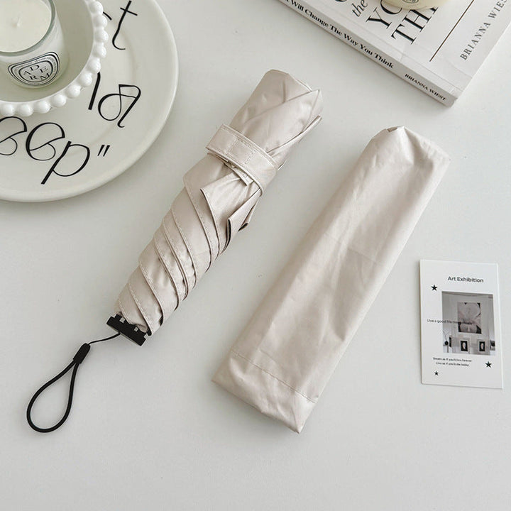 Women portable folding umbrella with wind-resistant mechanism Kalsten