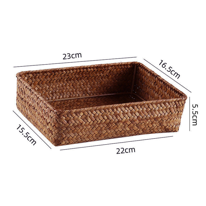 Rectangular Woven Storage Tray Kalsten