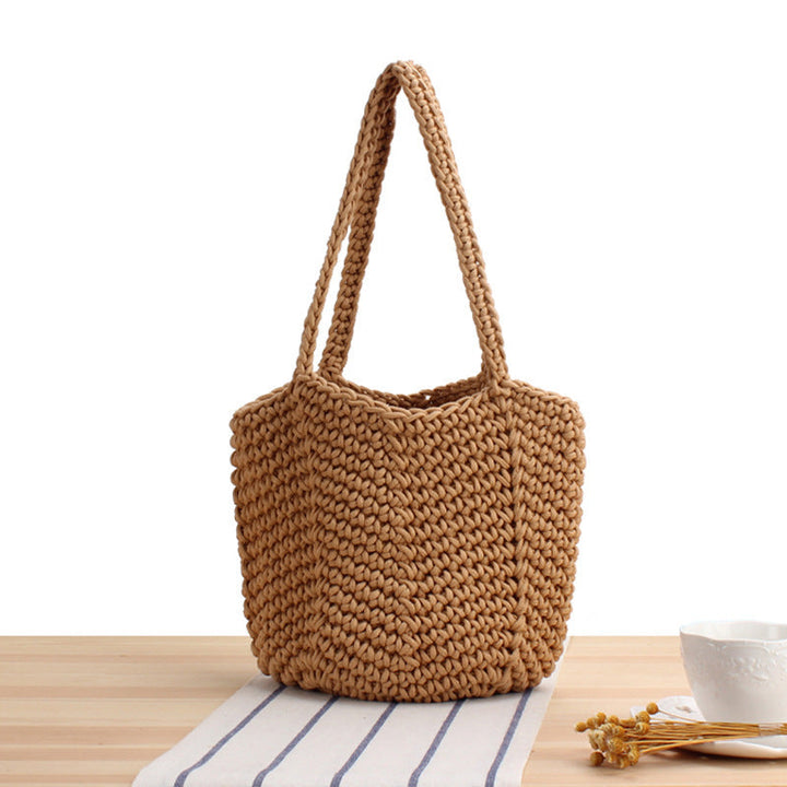 Braided Beach Bag in Modern Style Kalsten