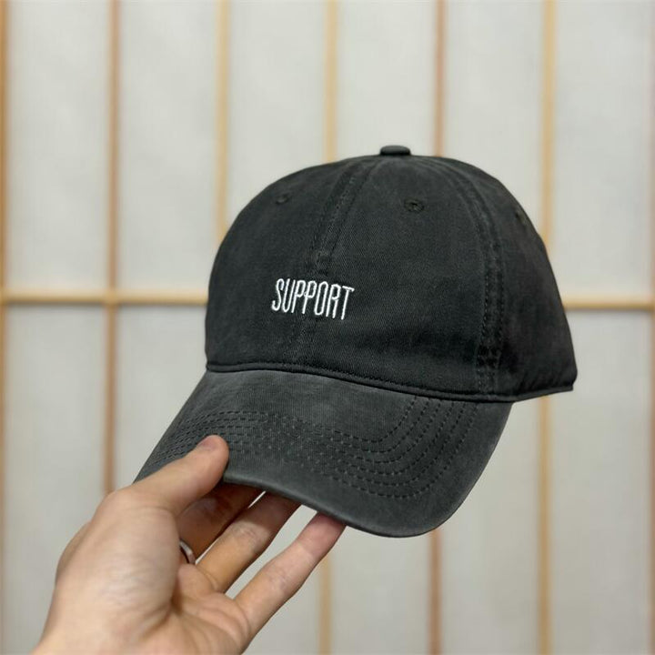 Men's Supportive Embroidered Cotton Baseball Cap Kalsten