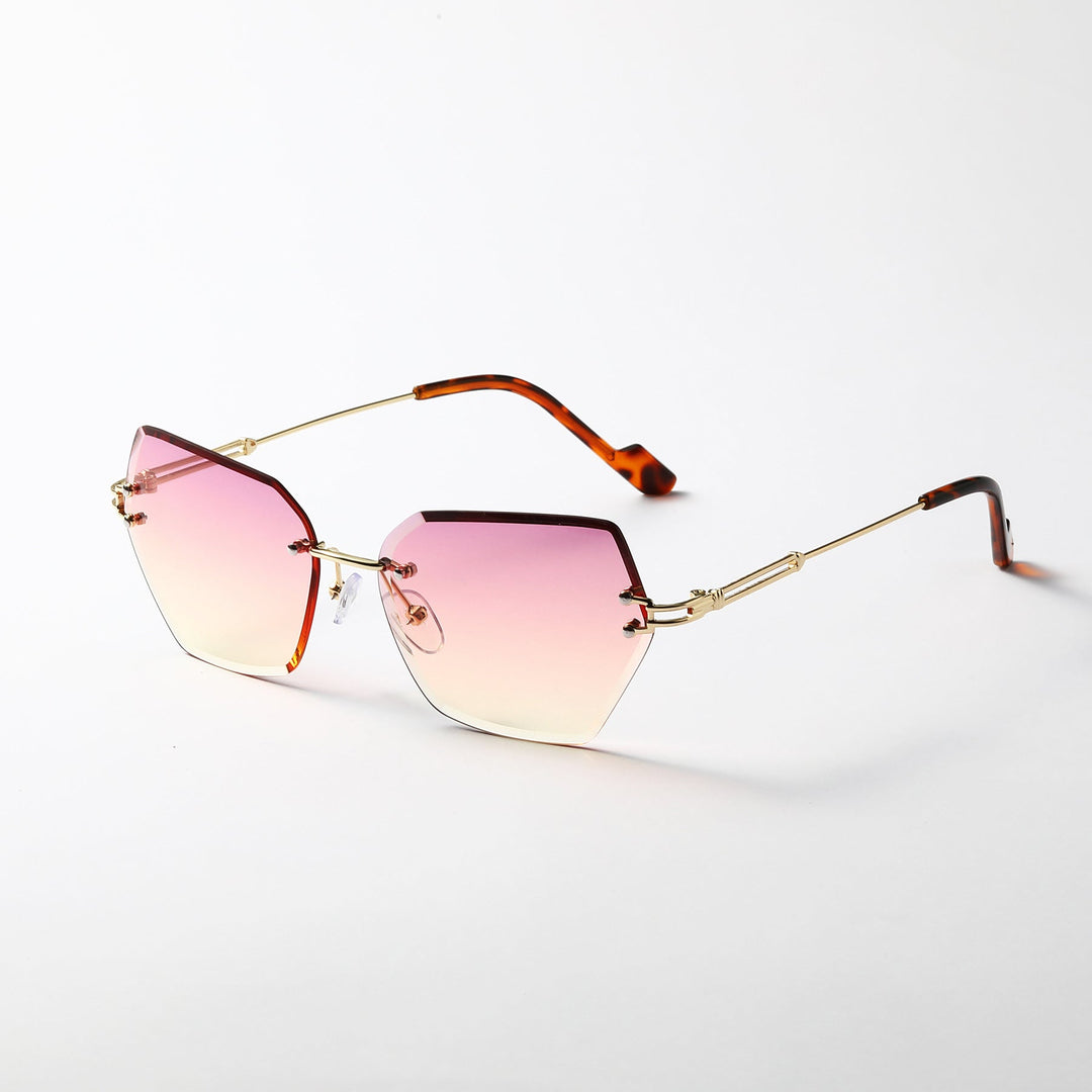 Women's modern sunglasses with stylish hexagonal frame Kalsten
