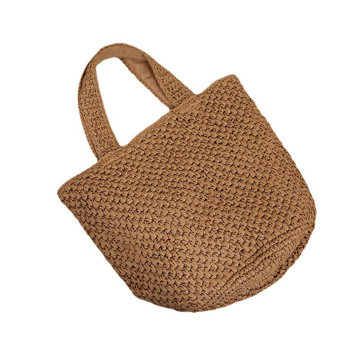 Stylish basket bag made of natural fiber with generous storage space Kalsten