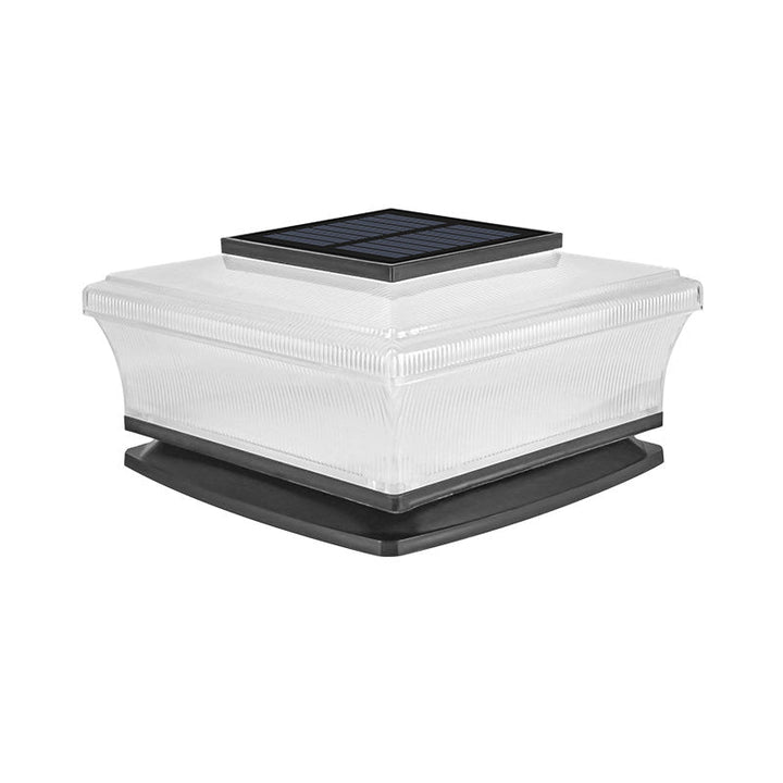 Low-Profile Solar Deck Post Cap Light With Warm Ambient Glow Kalsten