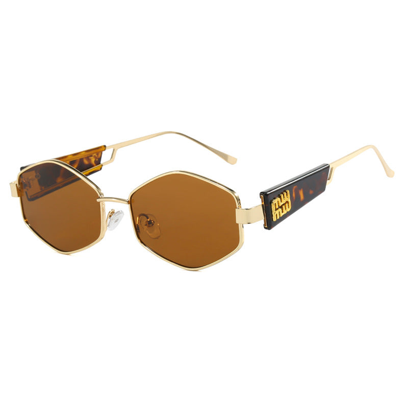 Women's geometric sunglasses with fashionable design and UV protection Kalsten