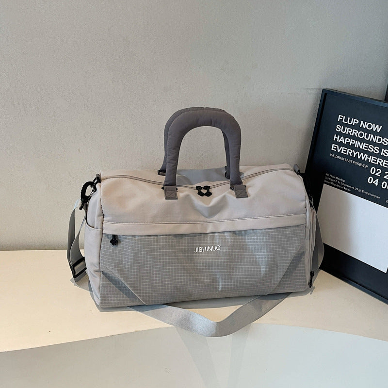 Sporty Leisure Duffel Bag with Ergonomic Handles and Multiple Compartments Kalsten