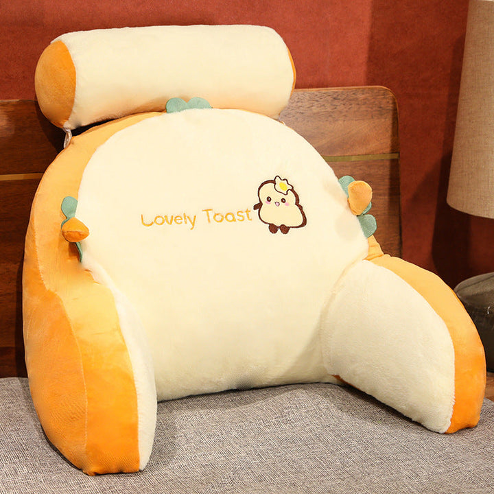 Plush back support cushion with cute rabbit motif Kalsten