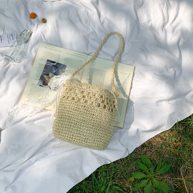 Handmade Braided Bucket Bag Kalsten