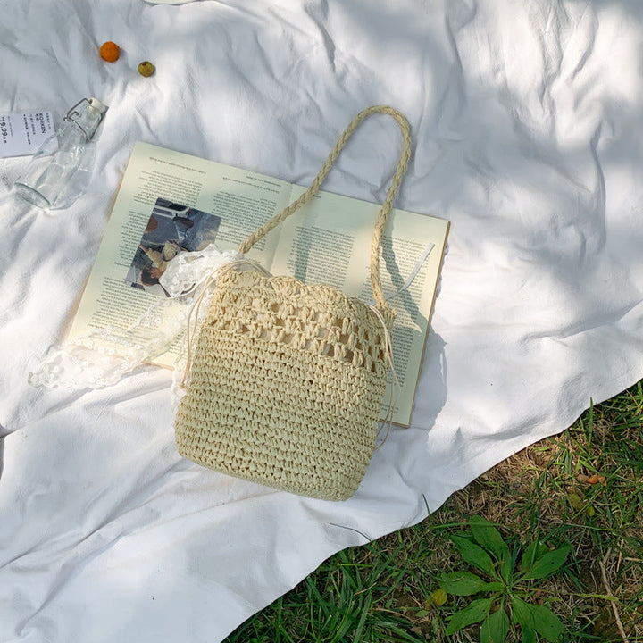 Handmade Braided Bucket Bag Kalsten