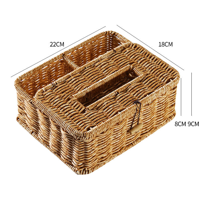 Handwoven Multi-Compartment Storage Caddy Kalsten