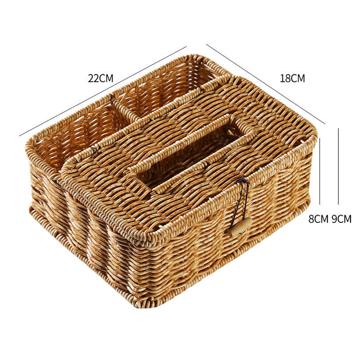 Handwoven Multi-Compartment Storage Caddy Kalsten