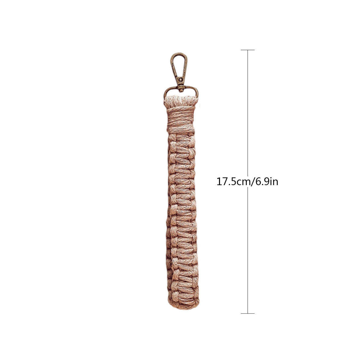 Macrame Keychain Holder with Clip Acalora 1788942676