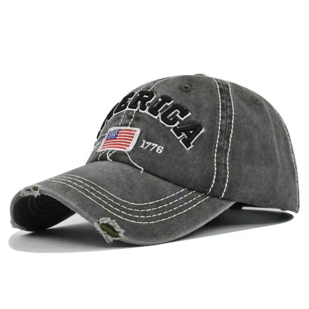 Unisex Vintage-Inspired Distressed Baseball Cap Kalsten