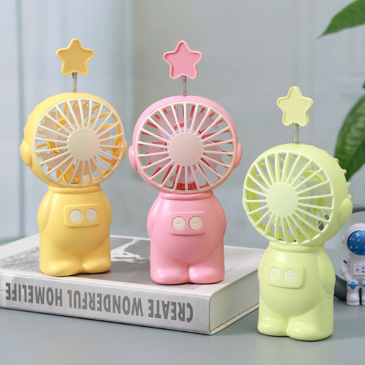 Unisex Creative portable fan in cute figure design Kalsten