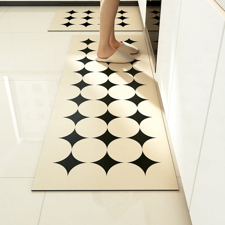 Stylish Floral Kitchen Mat