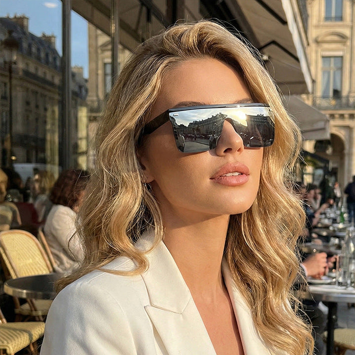 Women's Sporty Oversized Sunglasses with Modern Frame Kalsten