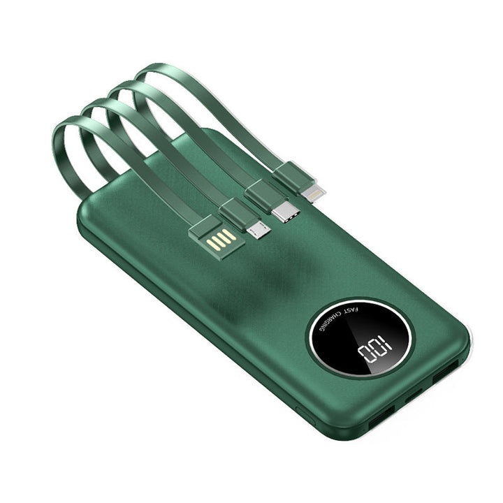 Multifunctional power bank with integrated cables Kalsten