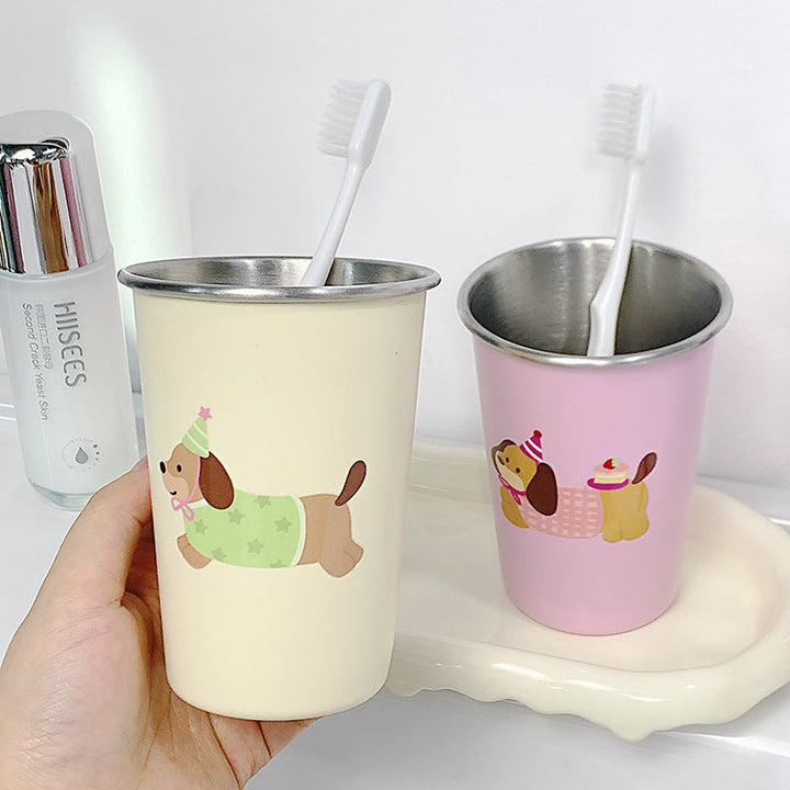 Stainless steel cup with cute dog design Kalsten