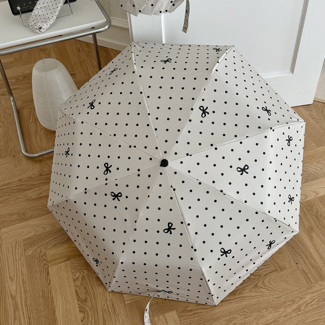 Ladies compact umbrella with stylish polka dot design Kalsten