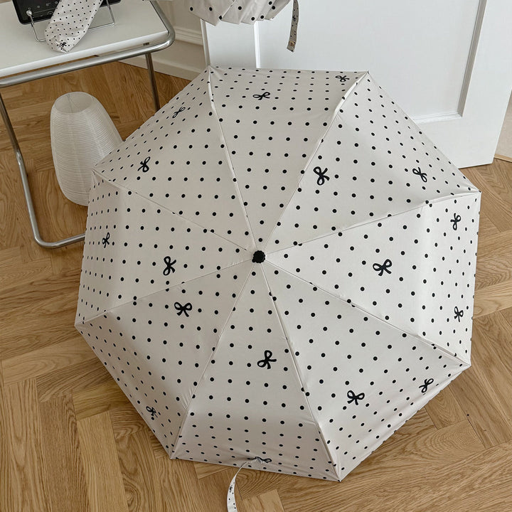 Ladies compact umbrella with stylish polka dot design Kalsten