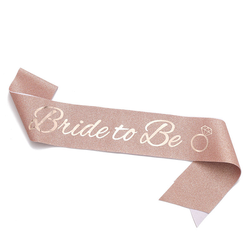 Ladies Glittering Bride Sash Kalsten