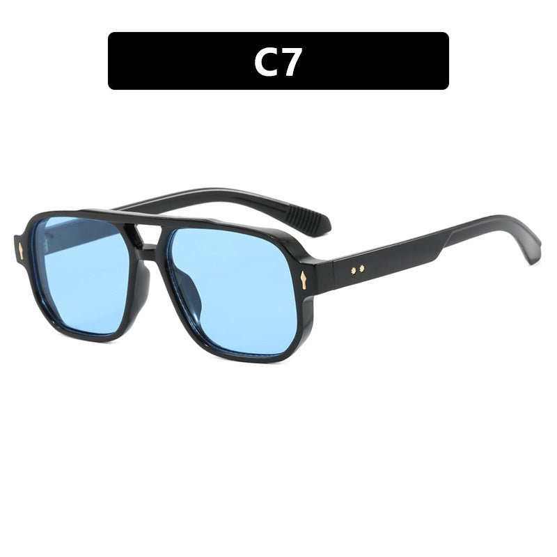 Women's trendy square sunglasses with luxurious details Kalsten