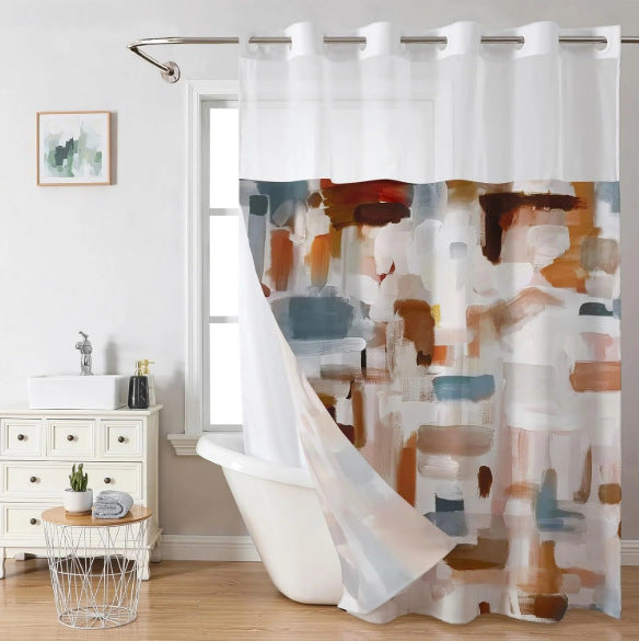 Artistic Floral Shower Curtain Kalsten