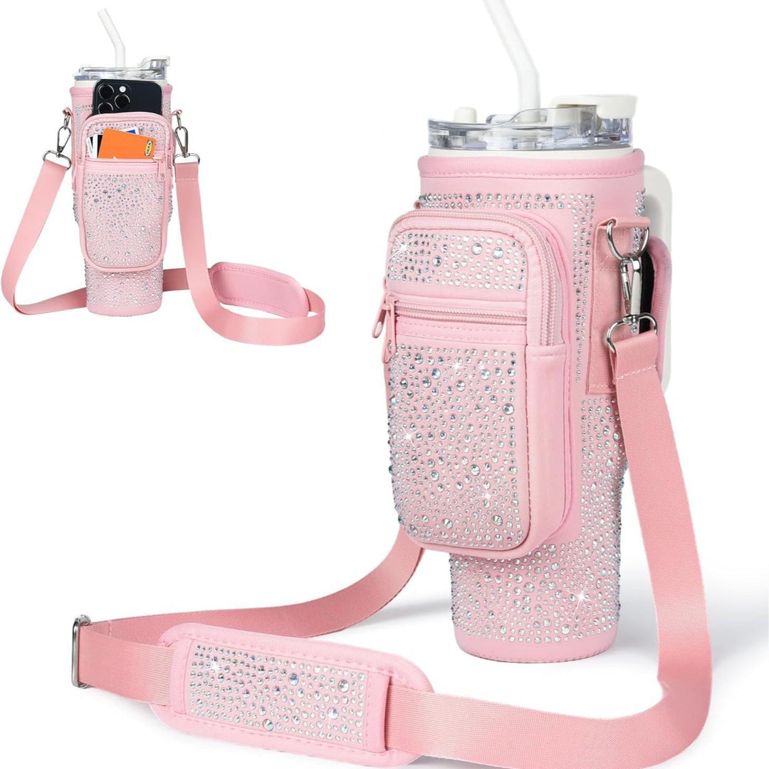 Ladies Glittering Drink Container Bag with Versatile Functionality Kalsten