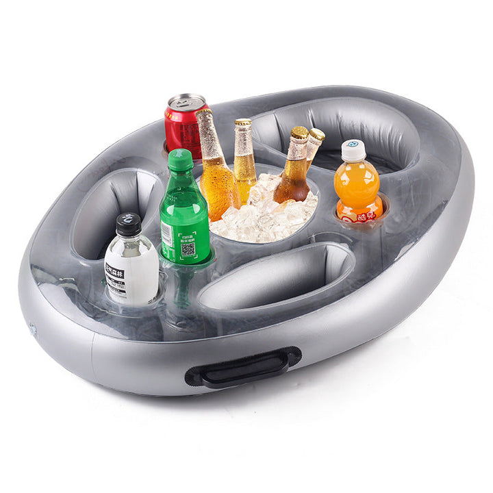 Unisex Inflatable Relaxation Island with Integrated Seating Options Kalsten