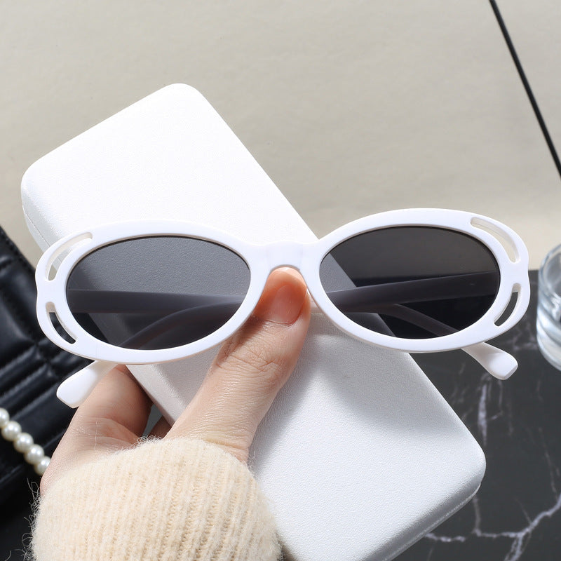 Women's fashionable sunglasses with oval frame and unique design Kalsten