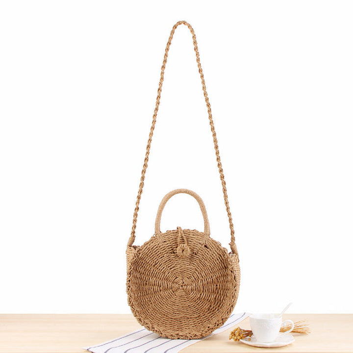 Round Bast Crossbody Bag with Practical Lining Kalsten