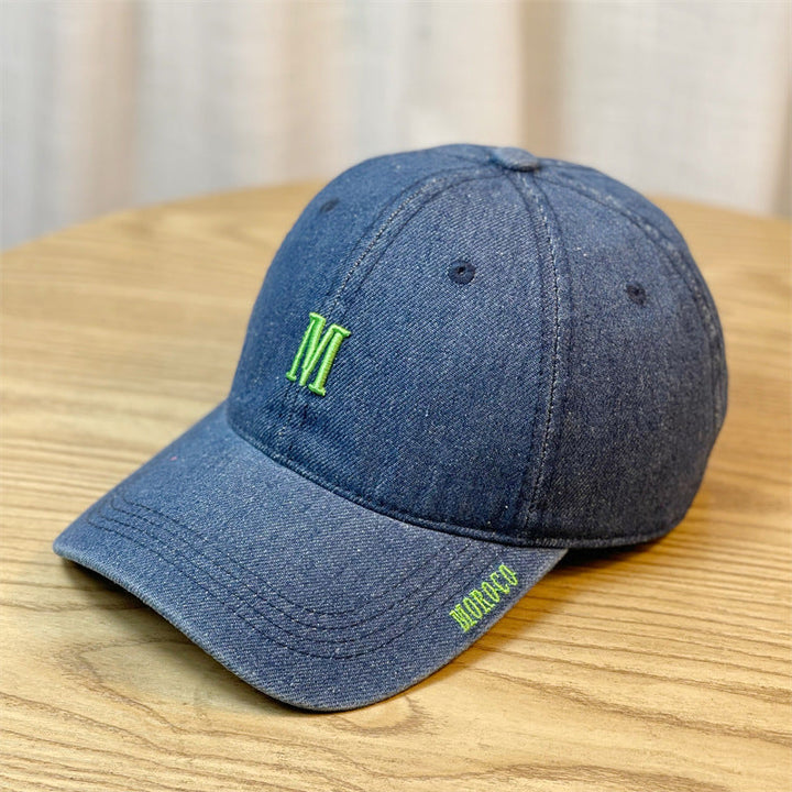Men's Embroidered Denim Baseball Cap Kalsten