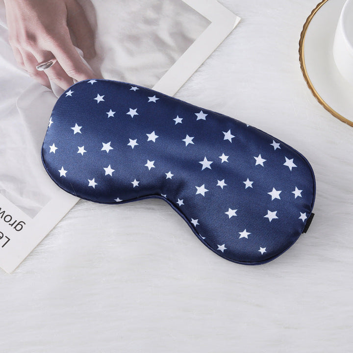 Women nan silky-soft contoured sleep mask with comfort padding and star pattern Kalsten