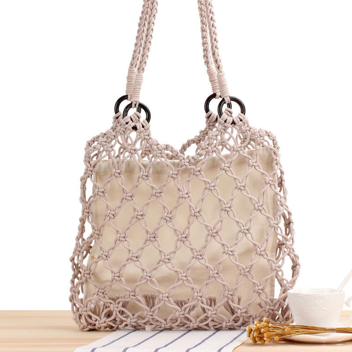 Fashionable Macrame Tote Bag Kalsten