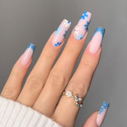 Glamorous Artistic Press-On Nails Acalora