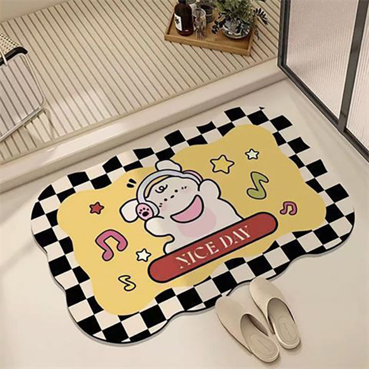 Pet-Themed Decorative Bath Mat Kalsten