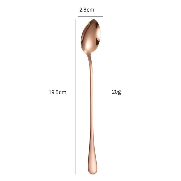 Elegant teaspoon with polished gold surface Kalsten