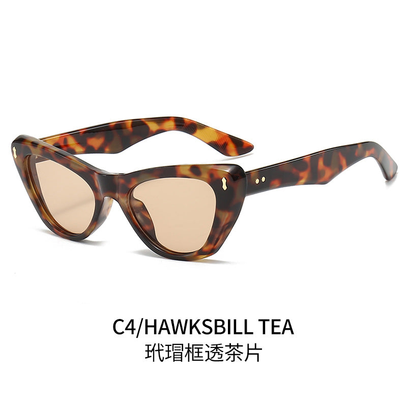 Ladies Cat-Eye Sunglasses with Elegant Accentuated Frame Kalsten