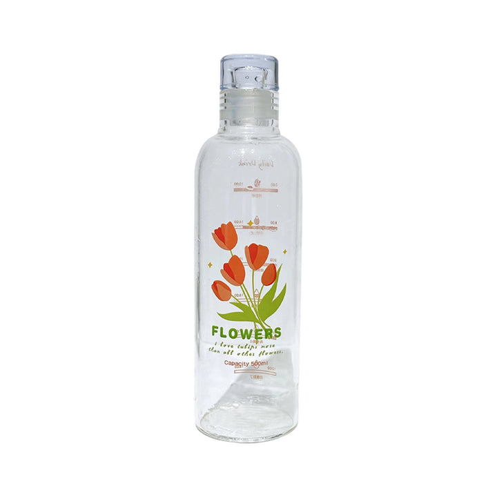 Women's water bottle with practical time marker Kalsten