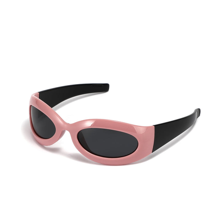 Women's fashionable retro sunglasses in trendy oval design Kalsten