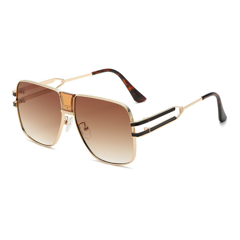 Women modern square sunglasses with elegant metal frame Kalsten