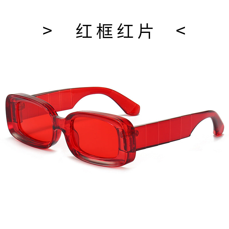 Women's Square Sunglasses with Transparent Frame Kalsten