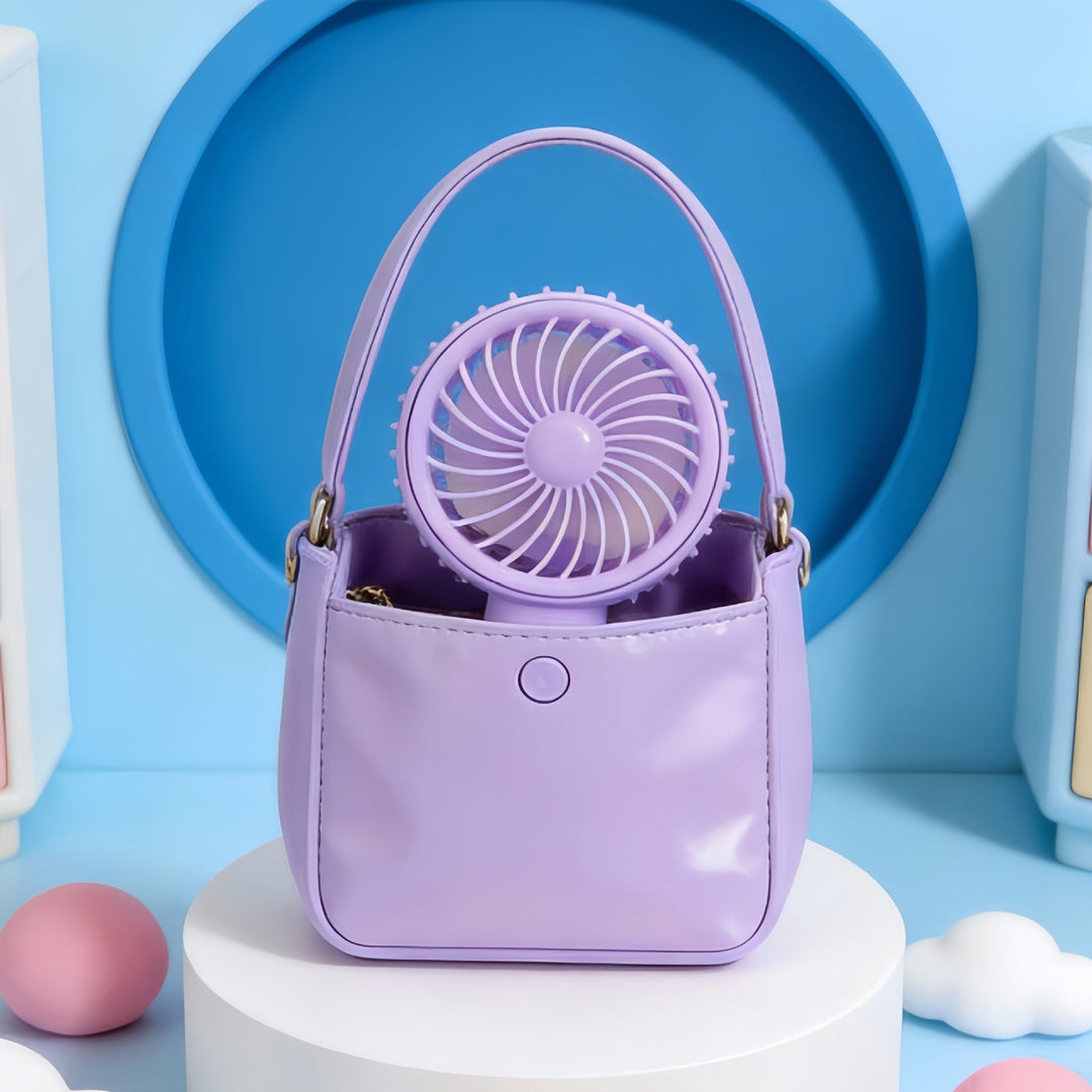 Women's Portable Mini Hand Fan with USB Charging Function Kalsten