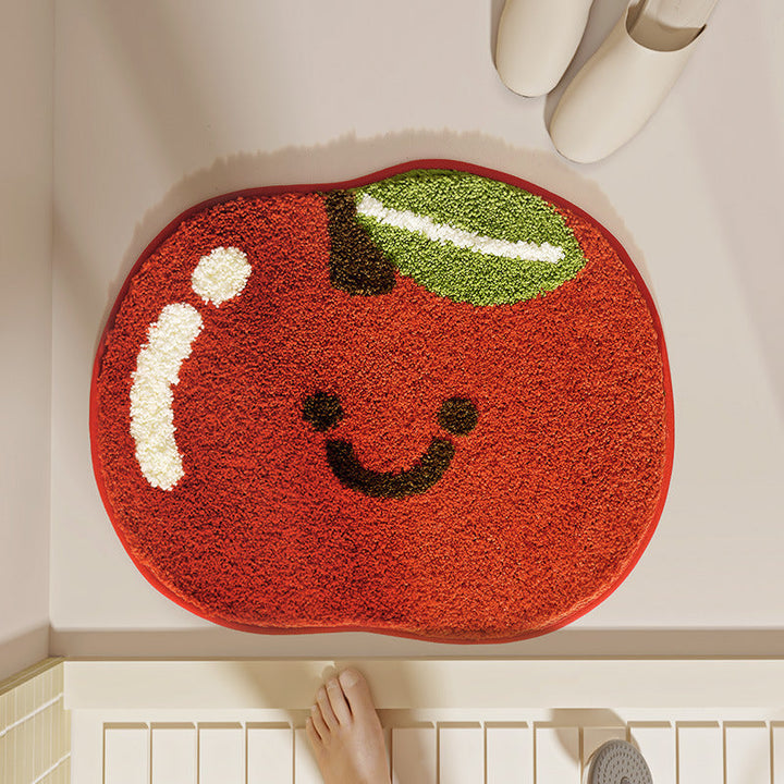 Cute Citrus Fruit Design Bath Mat Kalsten
