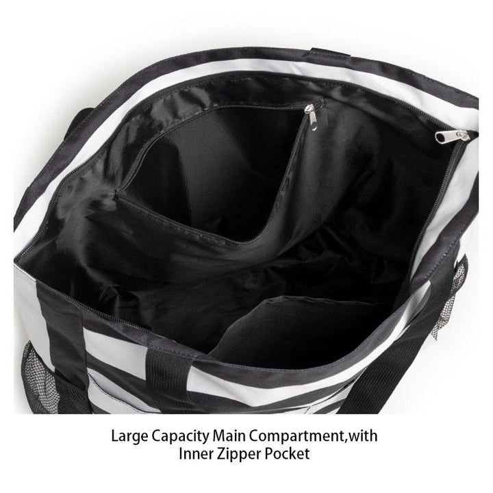 Spacious beach bag with practical outer pockets Kalsten