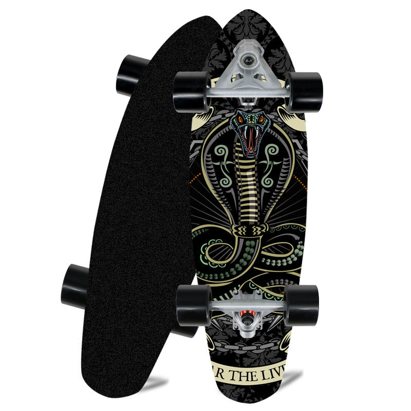 Mini Cruiser Skateboard with Ergonomic Design Kalsten