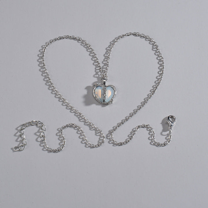 Heart pendant necklace with sparkling accents Kalsten